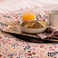 Campagne Pink Wood Tray by Le Jacquard Francais
