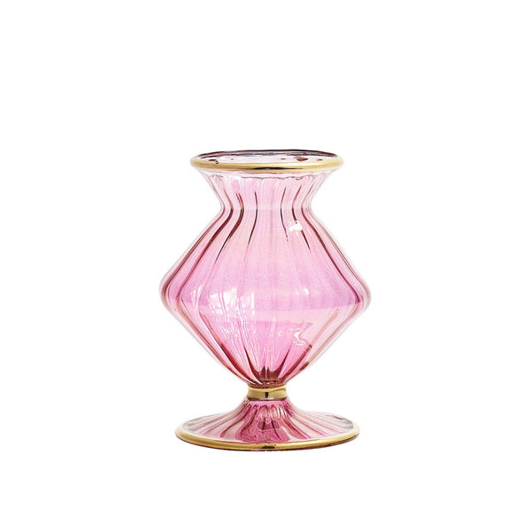 Scallop Bud Vase in Pink