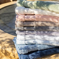 Caresse Bath Towels by Le Jacquard Francais