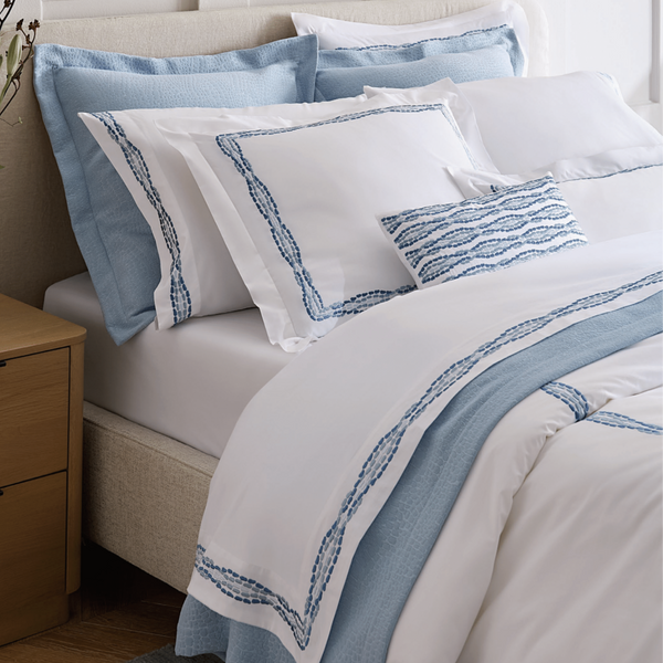 Cobblestones Embroidered Bed Linens