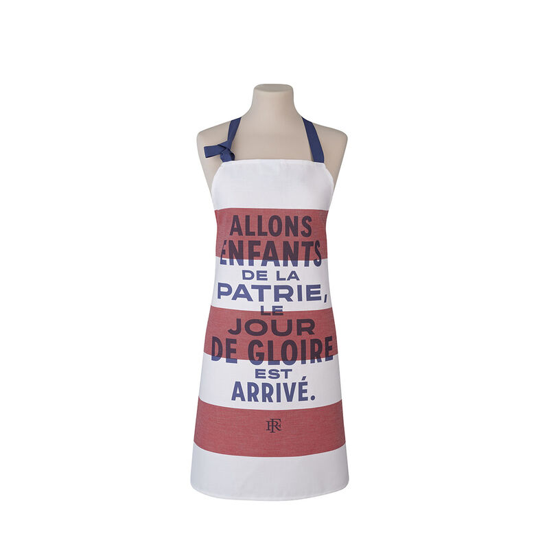 Elysée Patrie Cotton Apron by Le Jacquard Francais