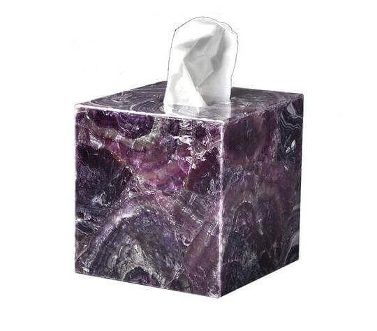 Amethyst Gemstone Premium Vanity Set by Mike and Ally