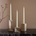 Travertino Candle Holders by SFERRA