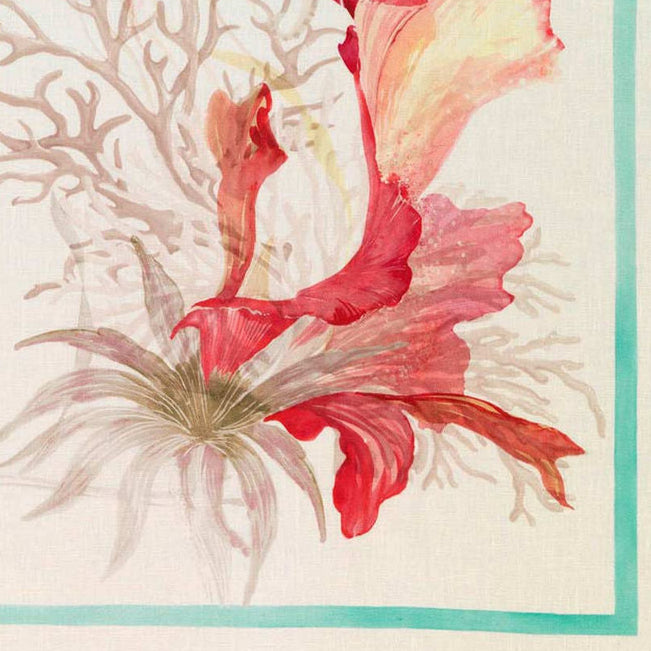 Aquarius Tea Towel by Tessitura Toscana Telerie