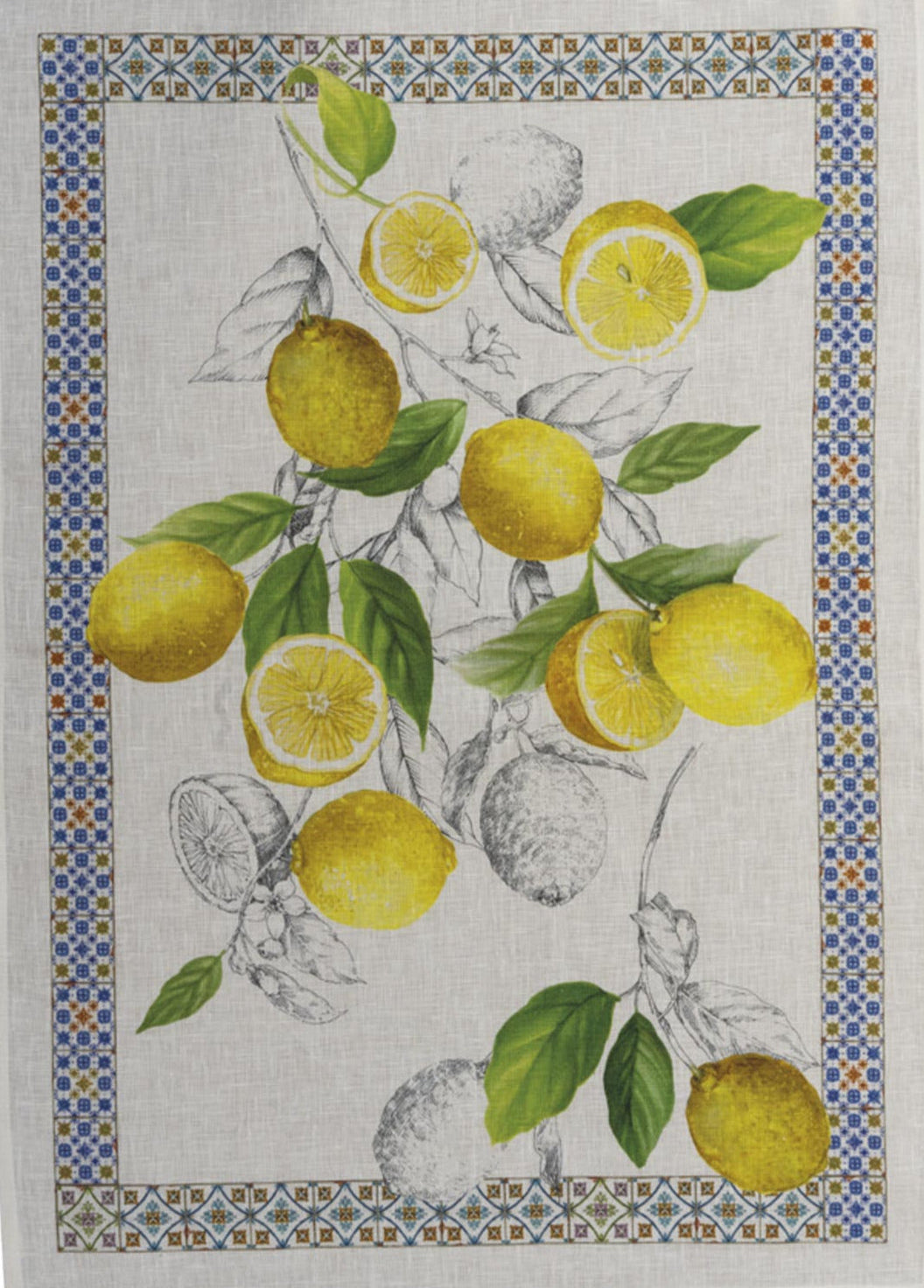 Cetara Tea Towels by Tessitura Toscana Telerie