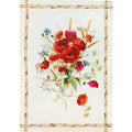 Coquelicot Tea Towels by Tessitura Toscana Telerie