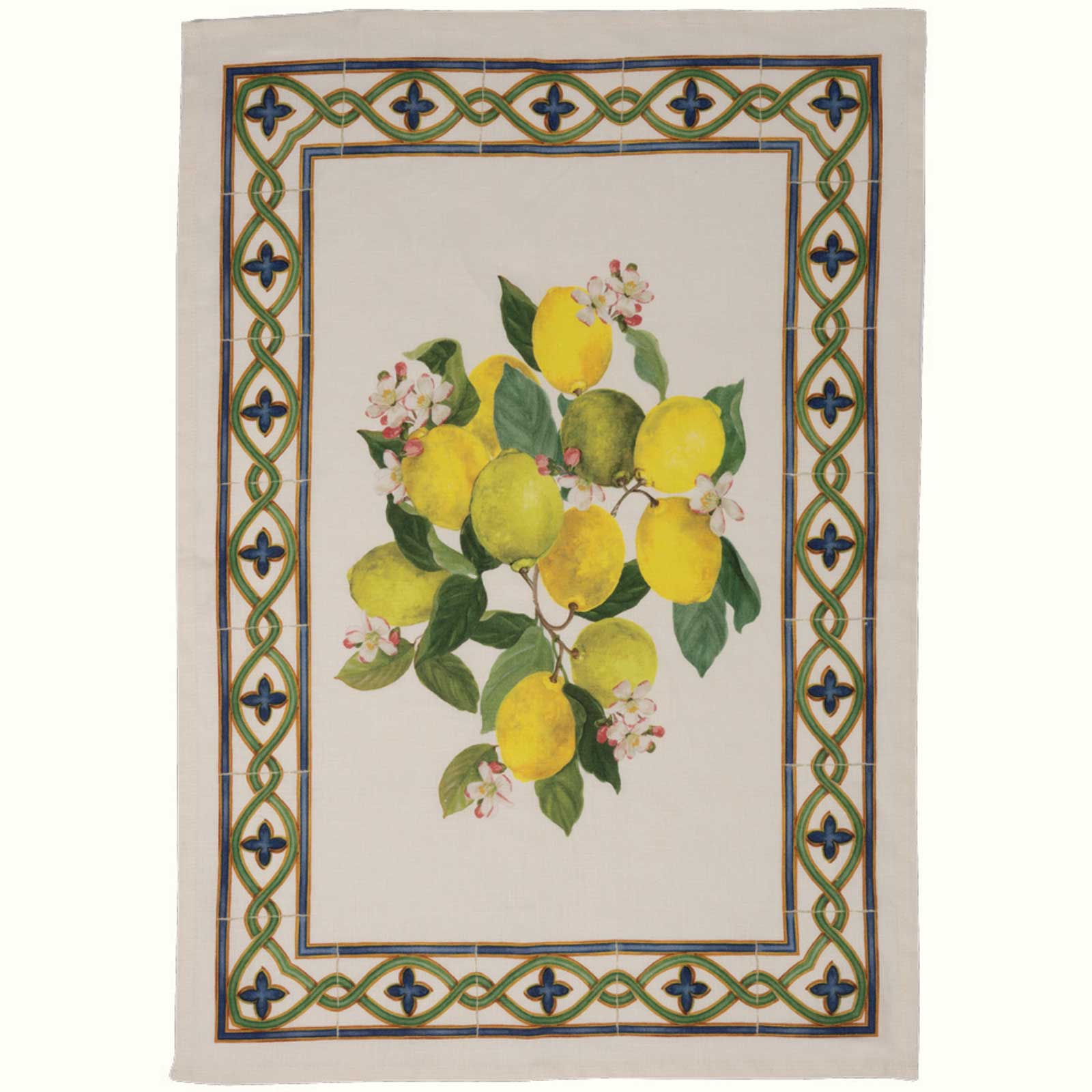 Etruscan Garden Tea Towel by Tessitura Toscana Telerie