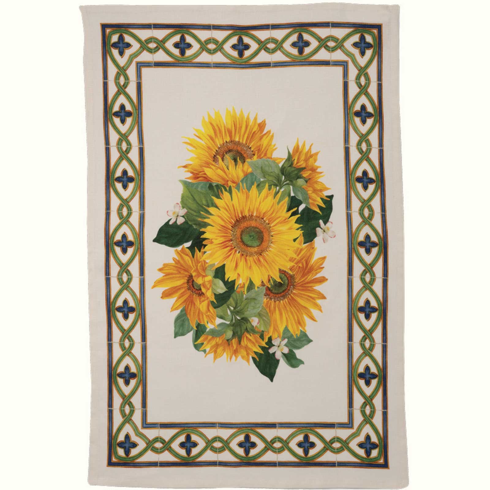Etruscan Garden Tea Towel by Tessitura Toscana Telerie