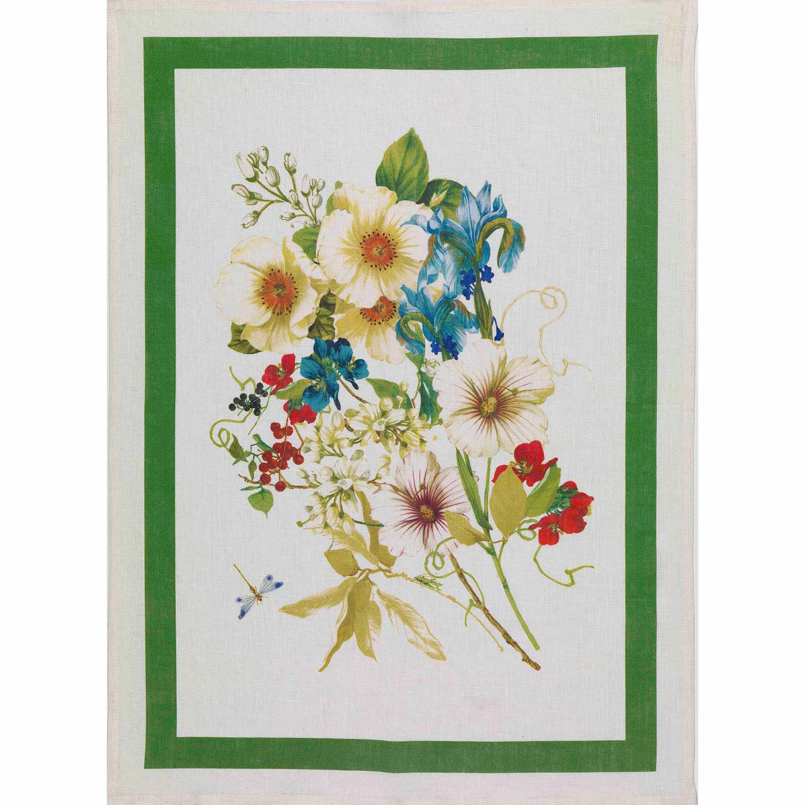 Ibisco Tea Towel by Tessitura Toscana Telerie