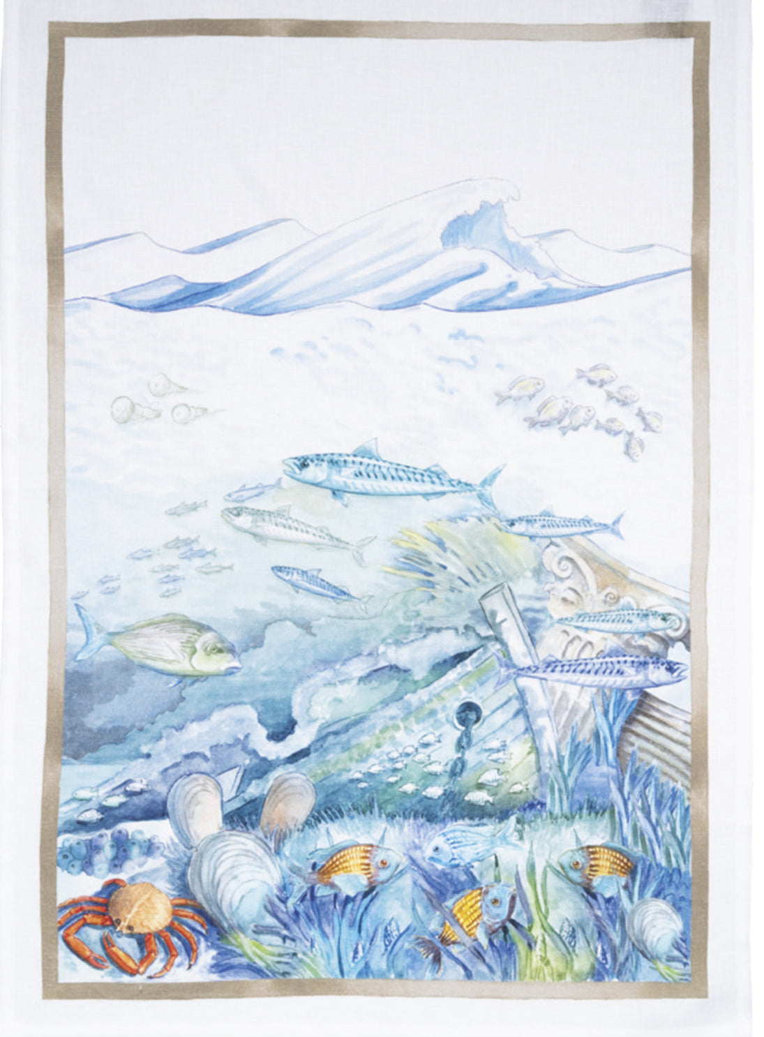 Isuela Tea Towel by Tessitura Toscana Telerie