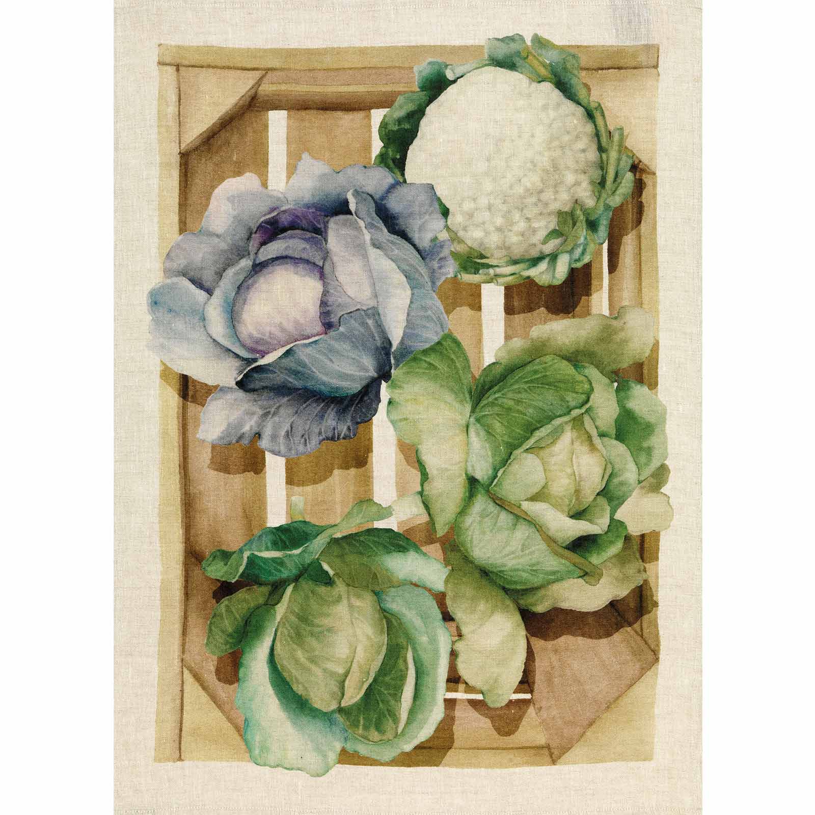 Potager Tea Towel by Tessitura Toscana Telerie