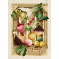Potager Tea Towel by Tessitura Toscana Telerie