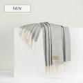 Pinstripe Cashmere Throw by Lands Downunder