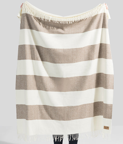 Rugby Stripe Throw by Lands Downunder