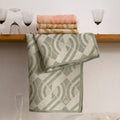 Néo Linen Crystal Cotton Tea Towel by Le Jacquard Francais