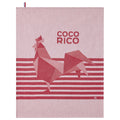 Coco-Rico Cotton Tea Towel by Le Jacquard Francais