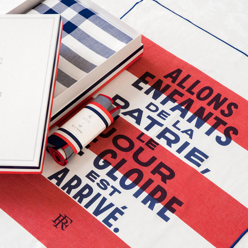Elysée Patrie Cotton Tea Towels by Le Jacquard Francais
