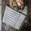 Empreintes Cotton Cotton Tea Towel by Le Jacquard Francais