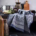 Empreintes Cotton Cotton Tea Towel by Le Jacquard Francais