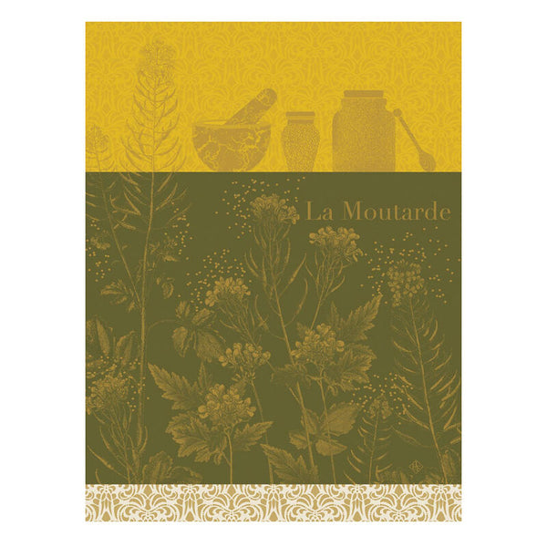 Moutarde En Fleurs Cotton Tea Towel