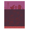 Moutarde En Fleurs Cotton Tea Towel by Le Jacquard Francais