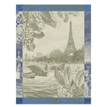 Paris Sur Seine Cotton Tea Towel by Le Jacquard Francais