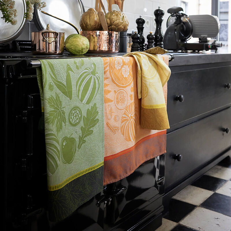 Le Jacquard Francais Thanksgiving Cotton Tea Towels by Le Jacquard Francais Pioneer Linens