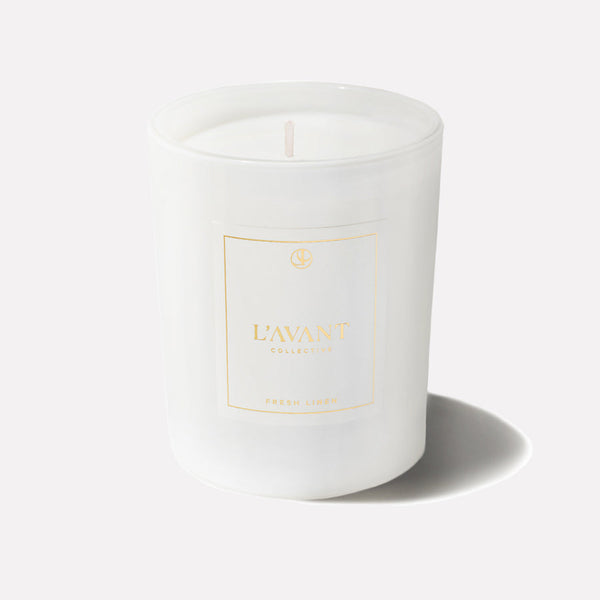 Fresh Linen Candle in White