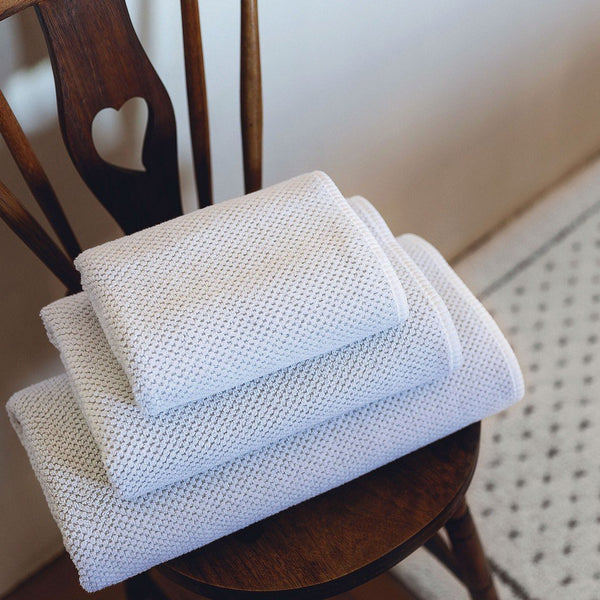 Linen Waffle Bath Towels