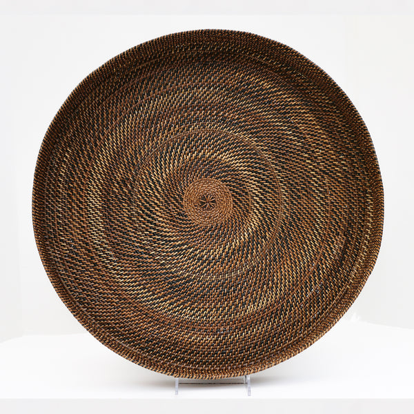 Woven Round Serving Tray