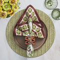 Chevron Placemat in Moss