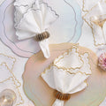 Tailored Placemat in Iridescent & Champagne