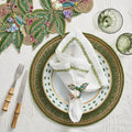 Enamor Placemat in Green & Gold