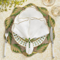 Winding Vines Placemat in Green & Gold