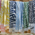 Zebra Palm Beach Towels