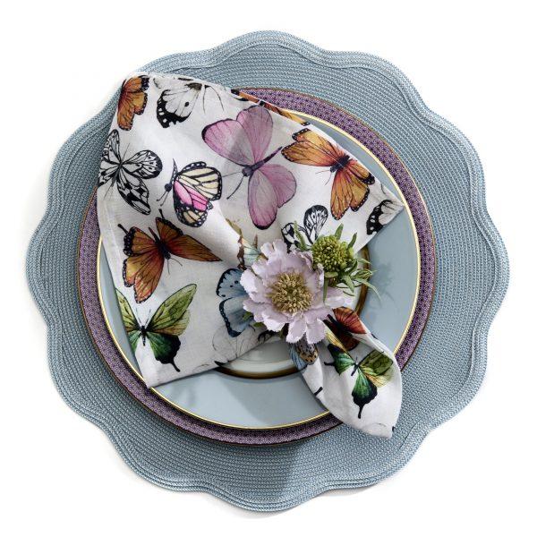 Scattered Butterflies Printed Napkins