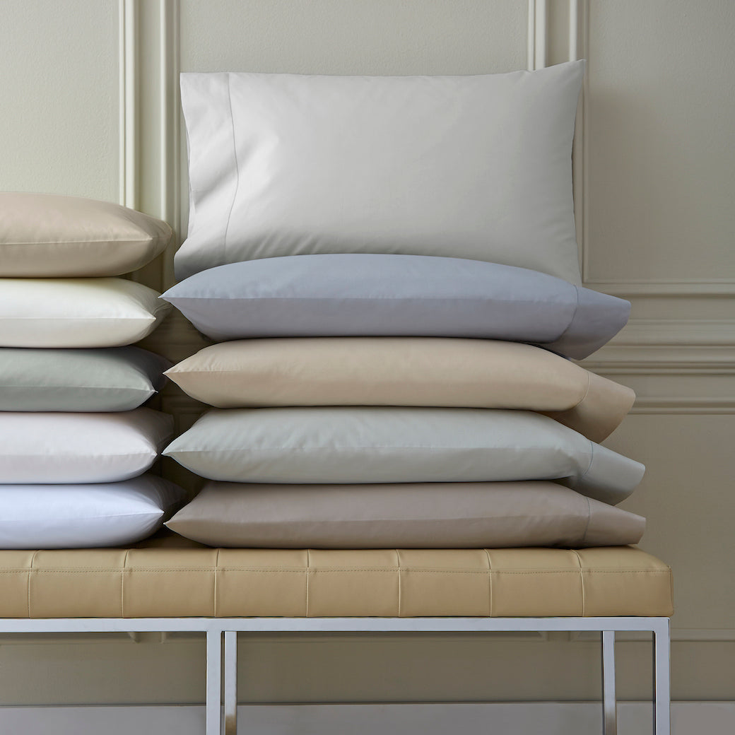 Celeste Percale Bed Linens - Pioneer Linens