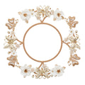 Papillon Charger in Ivory & Gold