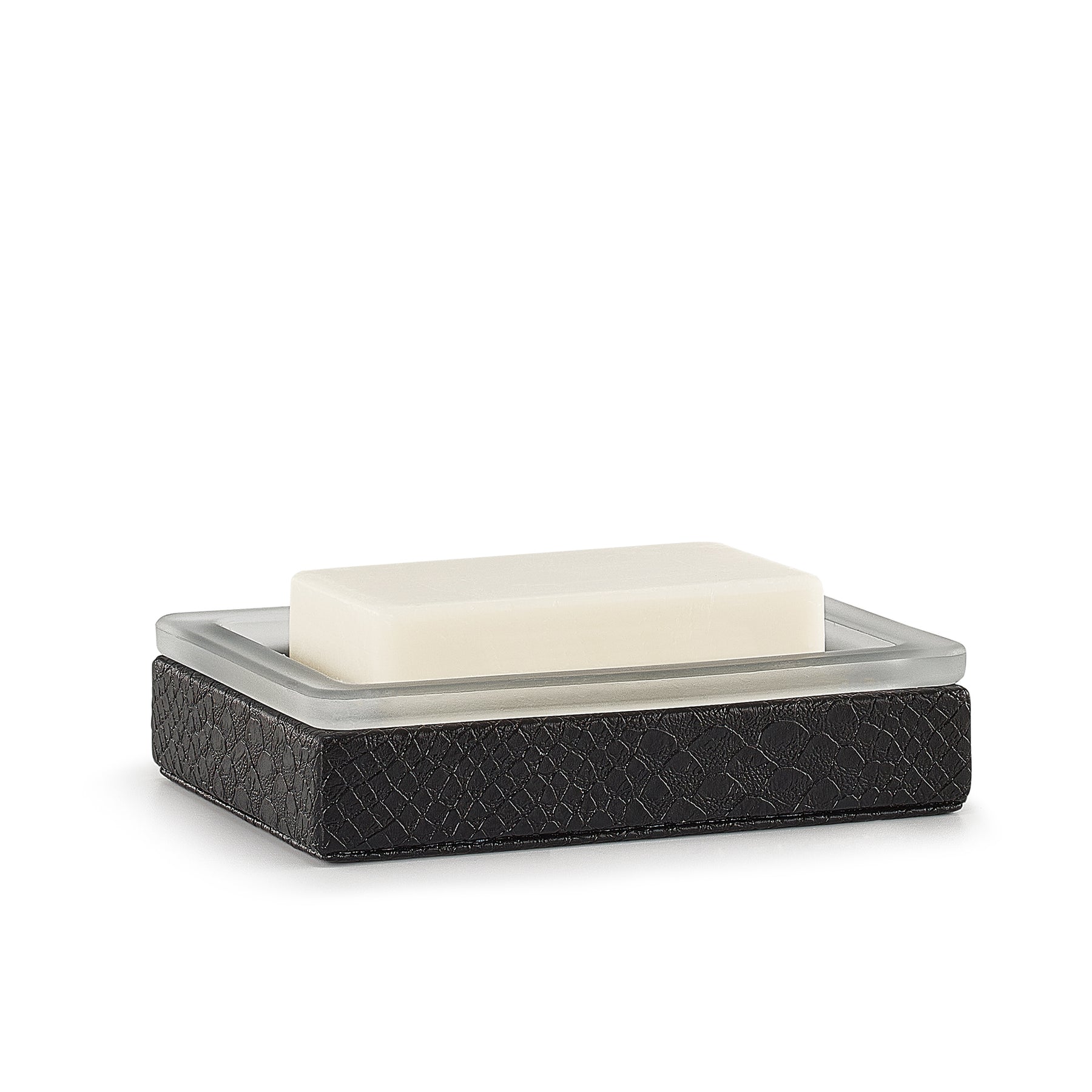 Conda Black Vanity Set - Pioneer Linens Soap Dish