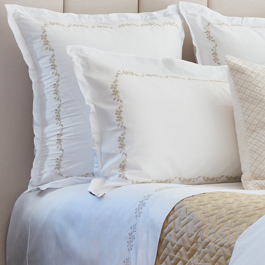 Elisee White Bed Linens - Pioneer Linens
