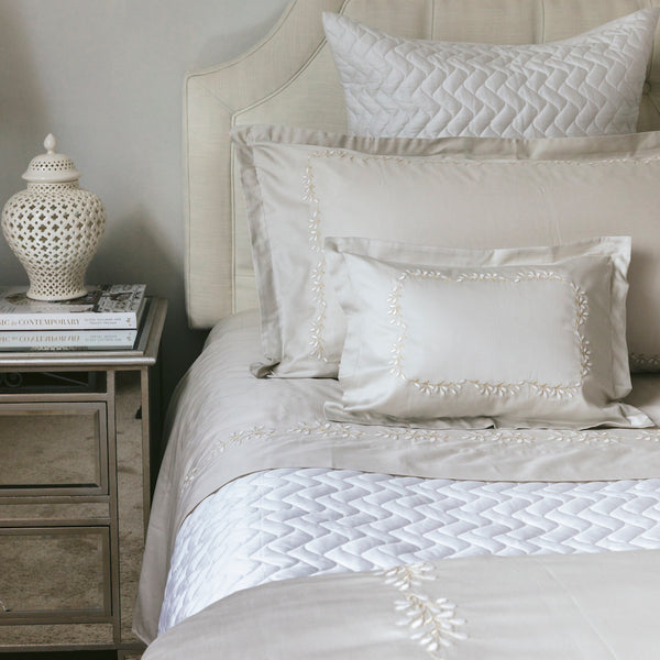 Elisee Taupe Bed Linens
