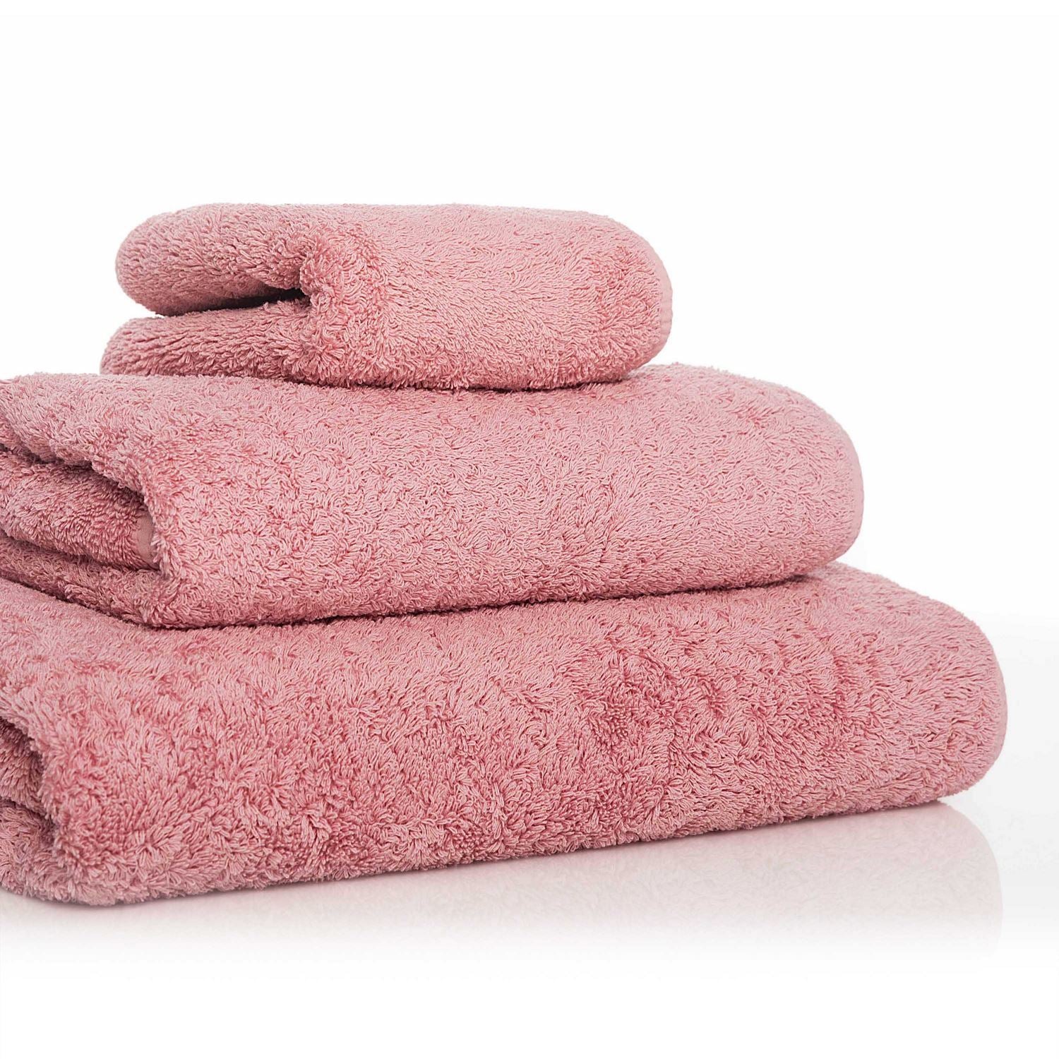Graccioza Long Double Loop Luxury Bath Towels (Blush)