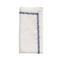 Filament Napkins in White & Navy - Pioneer Linens
