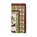Oasis Napkin in Ivory, Green & Brown