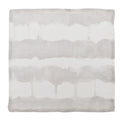 Watercolor Stripe Napkin in White & Gray