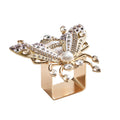 Glam Fly  Napkin Rings in Ivory, Gold, & Silver - Pioneer Linens