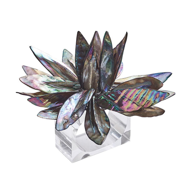 Shell Flower Napkin Rings in Multi