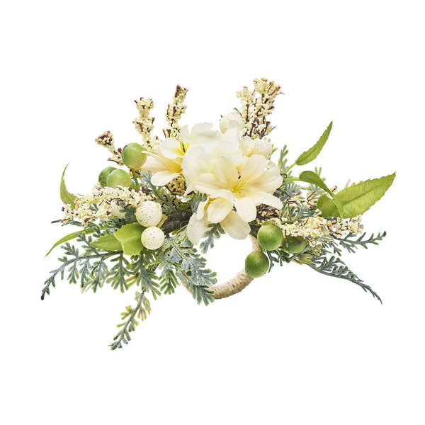 Garden Party Napkin Ring in Yellow