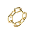 Chain Link Napkin Ring in Gold