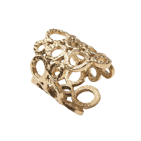Orbit Napkin Ring in Gold